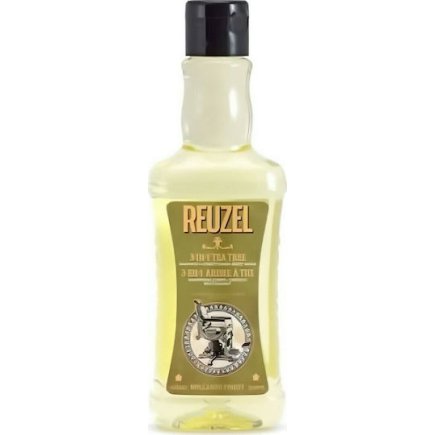 Reuzel 3in1 Tea Tree Αφρόλουτρο για Άνδρες για Μαλλιά & Σώμα 350ml 852968008976