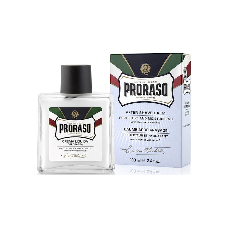 Proraso After Shave Balm Aloe & Vitamin E με Αλόη 100ml 8004395009831