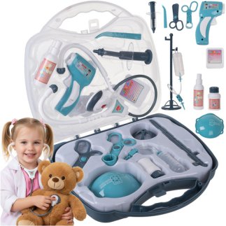 Iso Trade Παιδικό Ιατρικό Βαλιτσάκι με Αξεσουάρ Little Doctor 26511