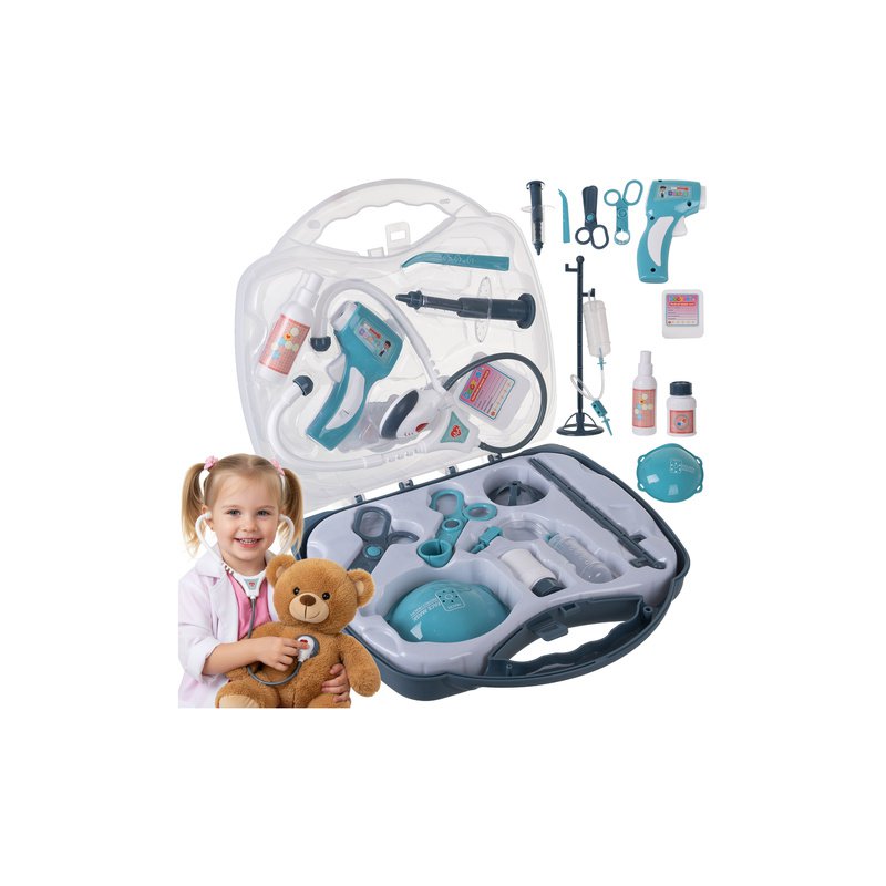 Iso Trade Παιδικό Ιατρικό Βαλιτσάκι με Αξεσουάρ Little Doctor 26511