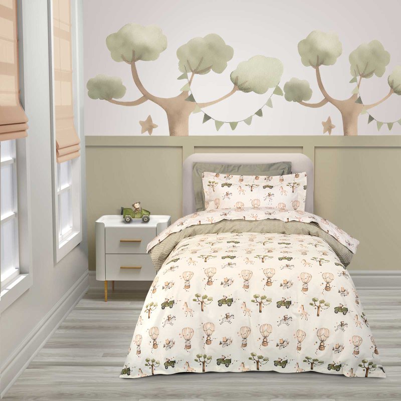 GREENWICH POLO CLUB Σετ 3 τμχ Σεντόνια Μονά 170x240cm Βαμβακερά Ivory, Olive Green 202109108860 GREENWICH POLO CLUB Σετ 3 τμχ Σεντόνια Μονά 170x240cm Βαμβακερά Ivory, Olive Green 202109108860