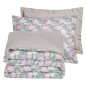 DAS HOME Σετ 4τμχ Σεντόνια 240x260εκ. Υπέρδιπλα 3175 Green, Pink 502109203175
