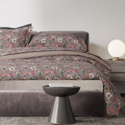 DAS HOME Σετ 4τμχ Σεντόνια Υπέρδιπλα 240x260εκ. 3176 Grey, Pink 502109203176