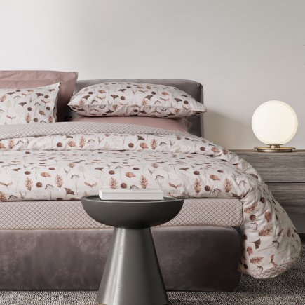 DAS HOME Σετ 3τμχ Σεντόνια Μονά 170x260εκ. Καφέ, Beige-brown 5204850253691