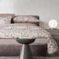 DAS HOME Σετ Παπλωματοθήκη Βαμβακερή Υπέρδιπλη με 2 Μαξιλαροθήκες 220x240cm Beige, Brown 406009209681