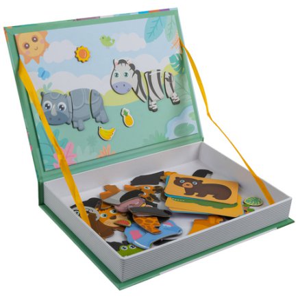 Isotrade Μαγνητικό Παιχνίδι Puzzle Montessori Κατασκευών 26.5 x 3.5 x 19 εκ. για Παιδιά από 3 Ετών 26336