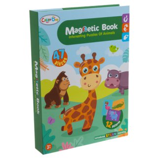 Isotrade Μαγνητικό Παιχνίδι Puzzle Montessori Κατασκευών 26.5 x 3.5 x 19 εκ. για Παιδιά από 3 Ετών 26336