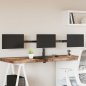 vidaXL Βάση Οθόνης Τριπλή VESA Μαύρη 75/100 χιλ. από Ατσάλι 358003