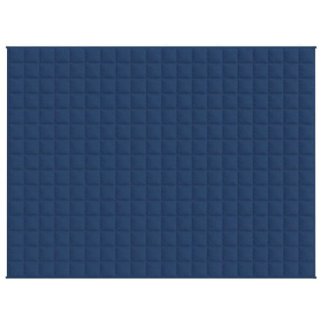 vidaXL Κουβέρτα Βαρύτητας Μπλε 150 x 200 εκ. 11 κ. Υφασμάτινη 350793
