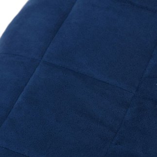 vidaXL Κουβέρτα Βαρύτητας Μπλε 200 x 200 εκ. 9 κ. Υφασμάτινη 350796