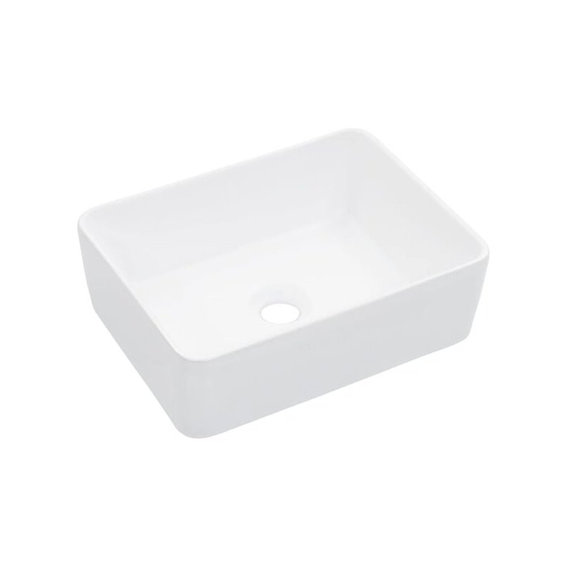 vidaXL Νιπτήρας Λευκός 40 x 30 x 13 εκ. Κεραμικός 143919