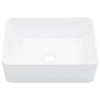 vidaXL Νιπτήρας Λευκός 40 x 30 x 13 εκ. Κεραμικός 143919