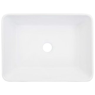 vidaXL Νιπτήρας Λευκός 40 x 30 x 13 εκ. Κεραμικός 143919