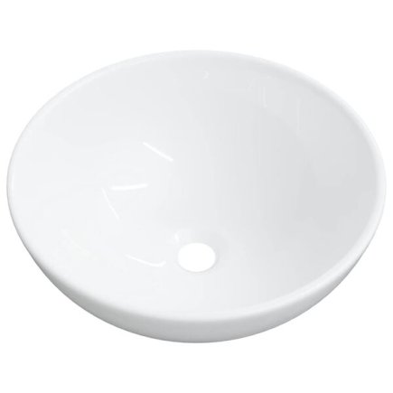 vidaXL Νιπτήρας Λευκός Κεραμικός 28x28x10 εκ. 242569