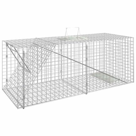 vidaXL Παγίδα Ζώων 64,5x25x26,5 εκ. από Γαλβανισμένο Σίδηρο 154933