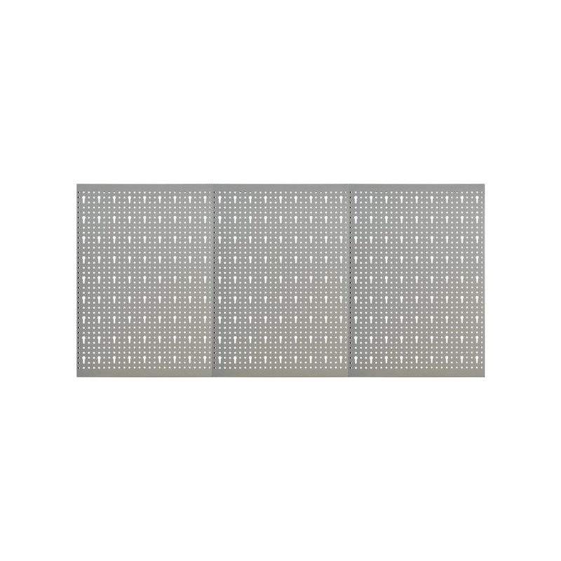 vidaXL Πλάτες Εργαλείων Τοίχου Διάτρητες 3 τεμ. 40 x 58 εκ. Ατσάλινες 145349