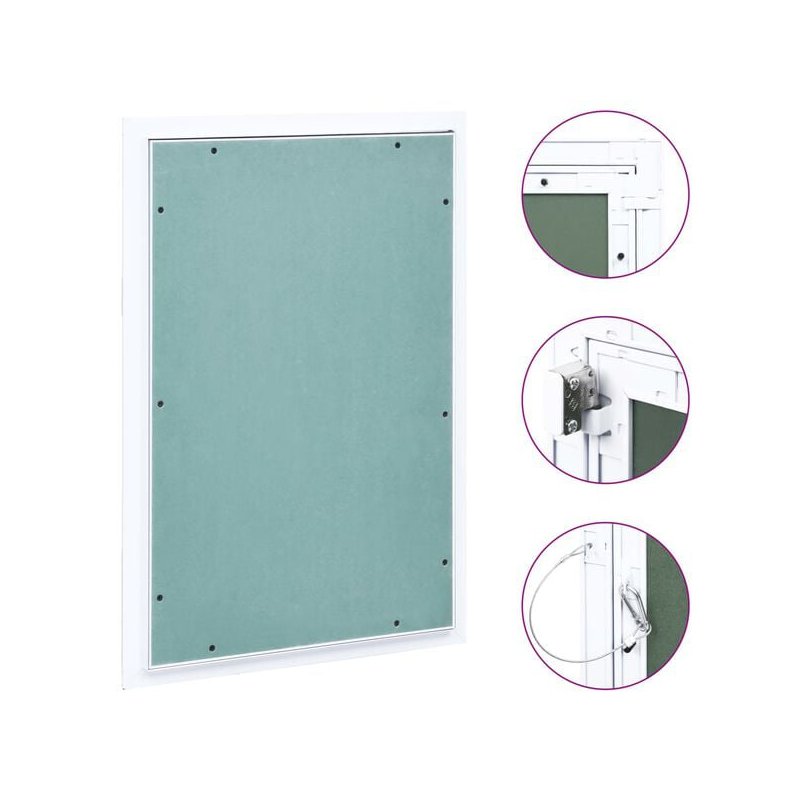 vidaXL Θυρίδα Επίσκεψης Γυψοσανίδας 300 x 600 χιλ. Σκελετός Αλουμινίου 145099