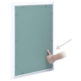 vidaXL Θυρίδα Επίσκεψης Γυψοσανίδας 300 x 600 χιλ. Σκελετός Αλουμινίου 145099
