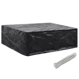 vidaXL Κάλυμμα Επίπλων Κήπου με 8 Κρίκους 250 x 210 x 90 εκ. 363212