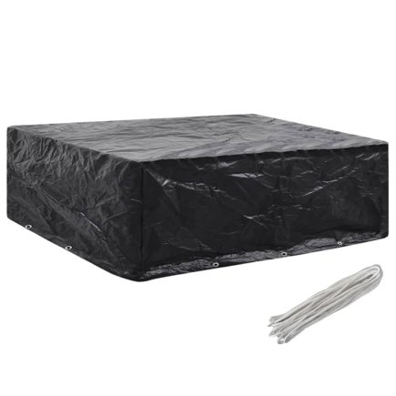 vidaXL Κάλυμμα Επίπλων Κήπου με 8 Κρίκους 250 x 210 x 90 εκ. 363212