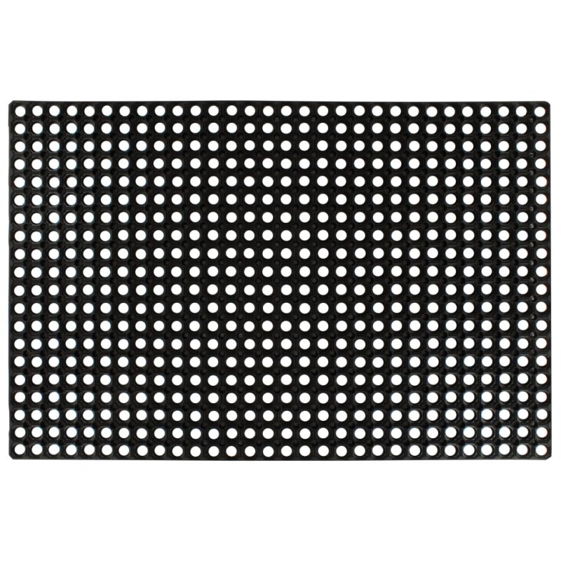 vidaXL Ποδόμακτρο 16 χιλ. 80 x 120 εκ. από Καουτσούκ 155647