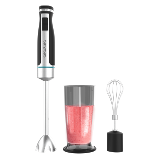 CECOTEC  Μπλέντερ Χειρός PowerGear 1500 XL, 1500W, Μεγάλο Πόδι, 4 Λεπίδες Τιτανίου, Μεταλλικά Γρανάζια & Αξεσουάρ  CEC-100070