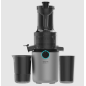 Αποχυμωτής Αργής Συμπίεσης Juice&Live 1500 Slim 200W με Στόμιο 82mm & Αντίστροφη Λειτουργία Ασημί CEC-101572 Cecotec