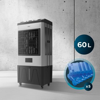 Cecotec Βιομηχανικός Κλιματιστήρας AirIndustry 60000 60L με ροή αέρα 6000 m³/h, ισχύ 200W, 3 Ταχύτητες CEC-106744