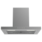 Cecotec Απορροφητήρας Bolero Flux TT 604000 Inox A++ Εξαγωγέας καπνού "T" 60cm, 393m³/h, 3 ταχύτητες, SS Touch Control, Ανοξείδω