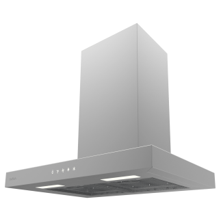 Cecotec Απορροφητήρας Bolero Flux TT 604000 Inox A++ Εξαγωγέας καπνού "T" 60cm, 393m³/h, 3 ταχύτητες, SS Touch Control, Ανοξείδω
