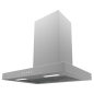 Cecotec Απορροφητήρας Bolero Flux TT 604000 Inox A++ Εξαγωγέας καπνού "T" 60cm, 393m³/h, 3 ταχύτητες, SS Touch Control, Ανοξείδω