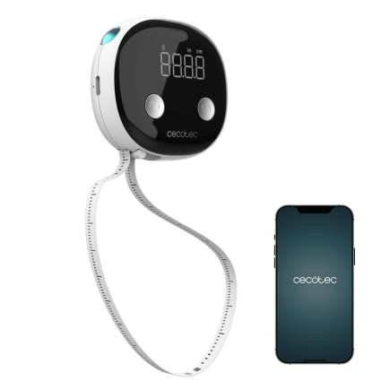Cecotec Ψηφιακή Μεζούρα Σώματος Surface Precision με Bluetooth, Οθόνη LED και Εφαρμογή CEC-116315