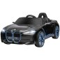 HOMCOM Electric Ride-On Toy Car για παιδιά 3-8 ετών με δίπλωμα BMW με Τηλεχειριστήριο, Κόρνα και Προβολείς, 115x67x45 cm, Μαύρο 