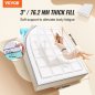 VEVOR Στρώμα Κάλυμμα Premium Memory Foam 76.2mm Queen DHYCDZ6080INB13V8V0