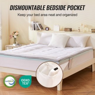 VEVOR  Στρώμα Κάλυμμα Premium Memory Foam 76.2mm Queen  DHYCDZ6080INB13V8V0