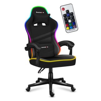 Huzaro Καρέκλα Gaming FORCE 4.4 RGB Μαύρη Mesh με RGB Led & Προσαρμόσιμη Άνεση (130kg) 5903796013160