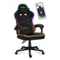Huzaro Καρέκλα Gaming FORCE 4.4 RGB Μαύρη Mesh με RGB Led & Προσαρμόσιμη Άνεση (130kg) 5903796013160