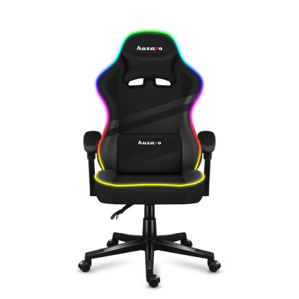 Huzaro Καρέκλα Gaming FORCE 4.4 RGB Μαύρη Mesh με RGB Led & Προσαρμόσιμη Άνεση (130kg) 5903796013160