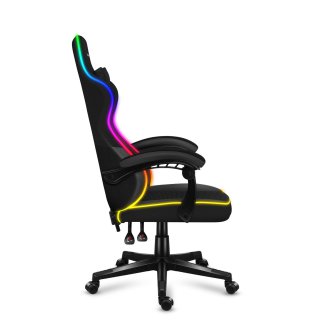 Huzaro Καρέκλα Gaming FORCE 4.4 RGB Μαύρη Mesh με RGB Led & Προσαρμόσιμη Άνεση (130kg) 5903796013160