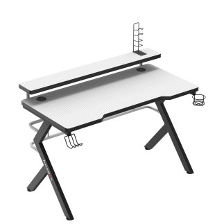 Huzaro Γραφείο Gaming Hero 5.0 Λευκό με Διάστασεις 120x60εκ 5907564629850