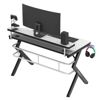 Huzaro Γραφείο Gaming Hero 5.0 Λευκό με Διάστασεις 120x60εκ 5907564629850