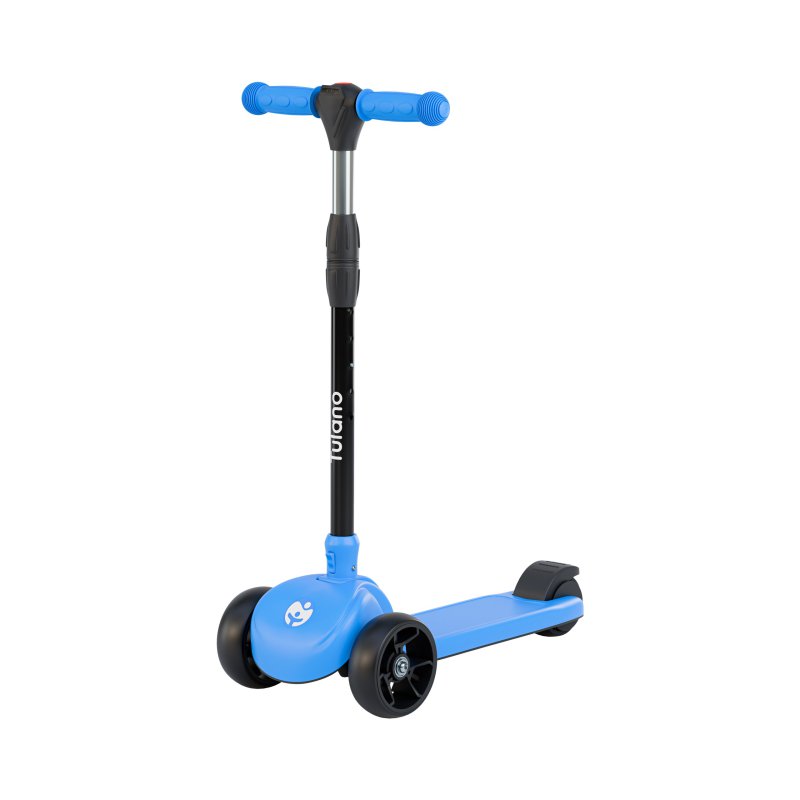 Tulano Πτυσσόμενο Τρίτροχο Scooter με LED για Παιδιά από 3 ετών, Μπλε, Αντοχή έως 50 kg 5903796019261