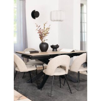 Atmosphera Μεταλλικό Επιτοίχιο Φωτιστικό Mysti 25x12x30.5 εκ. 210350