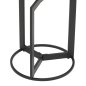 Atmosphera Μαύρο Πλαϊνό Τραπέζι Tusco 35x35εκ 213011