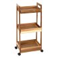 5FIVE Simply smart Τρόλεϊ Κουζίνας 3 Επίπεδων 40 x 30.5 x 84.5 cm από Ξύλο Ακακίας 190144