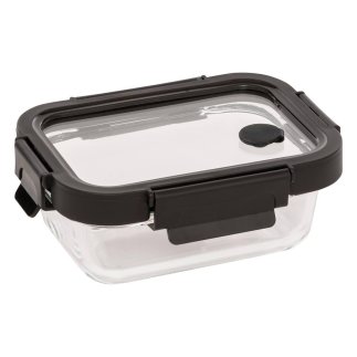 5FIVE Simply smart Γυάλινο Ορθογώνιο Αεροστεγής Δοχείο 0.37L Συντήρησης Τροφίμων 209253