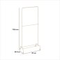 5FIVE Simply smart Τροχήλατη Μεταλλική Κρεμάστρα 81 x 44.5 x 179.5 cm "Liny" 212714