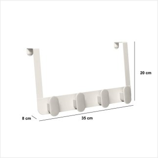 5FIVE Simply smart Κρεμάστρα Πόρτας με 5 Γάντζους 35 x 8 x 20 cm 212713