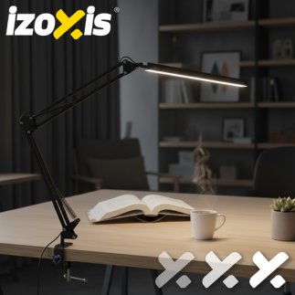 Izoxis LED Φωτιστικό Γραφείου με Σπαστό Βραχίονα 26357