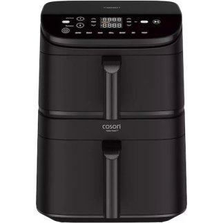 Cosori Air Fryer με Διπλό Αποσπώμενο Κάδο 10.8lt Μαύρο CAF-DC121-AEUR